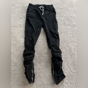 H&M Divided Drawstring Skinny Jogger Pant with Ankle Zippers